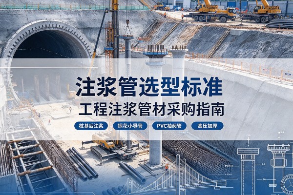 河北注浆管选型标准