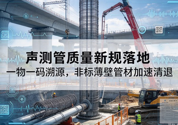 河北声测管质量新规落地，一物一码溯源，非标薄壁管材加速清退
